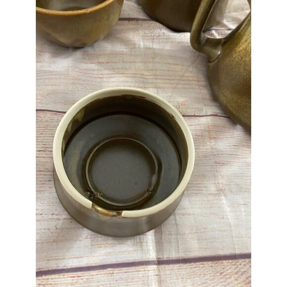 New Zealand Pre Owned Vintage Pottery Tea Set - Full Set - Picture 2 of 9